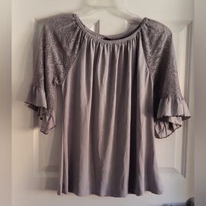 Win-Win tunic blouse with lace sleeves L/XL